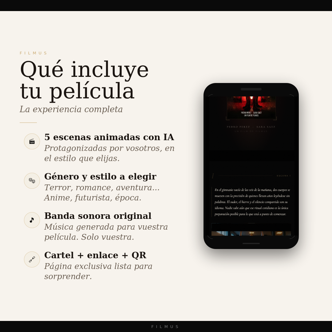 Pelicula personalizada