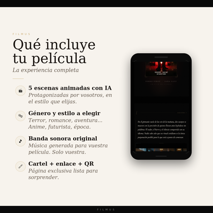 Pelicula personalizada